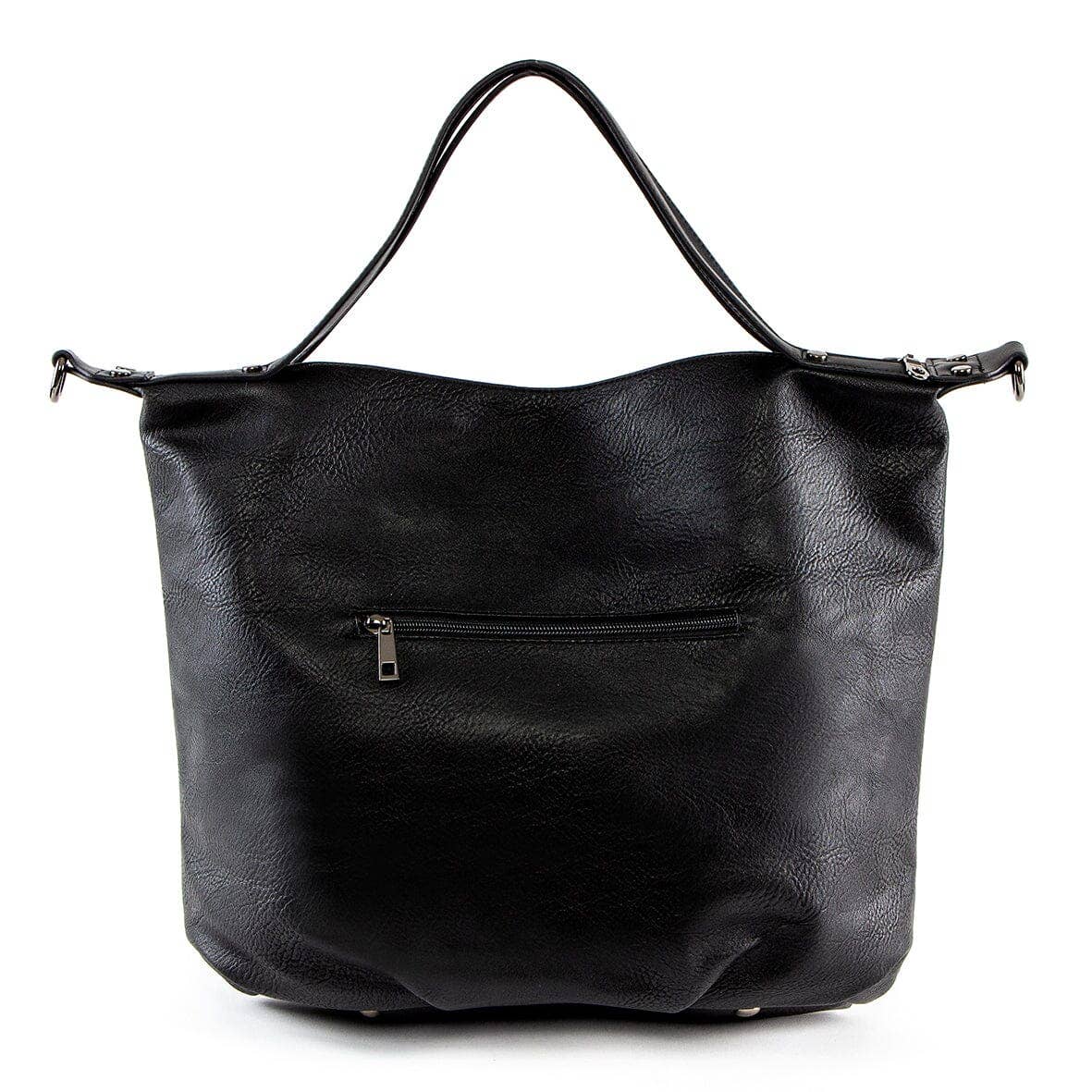 BOLSO DE MANO Y BANDOLERA LADY BLACK