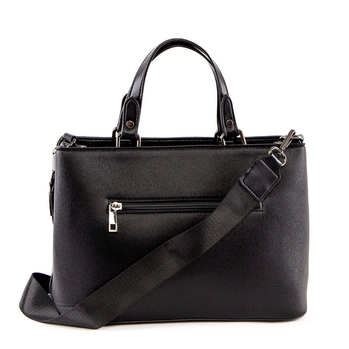 BOLSO DE MANO Y BANDOLERA LADY BLACK II