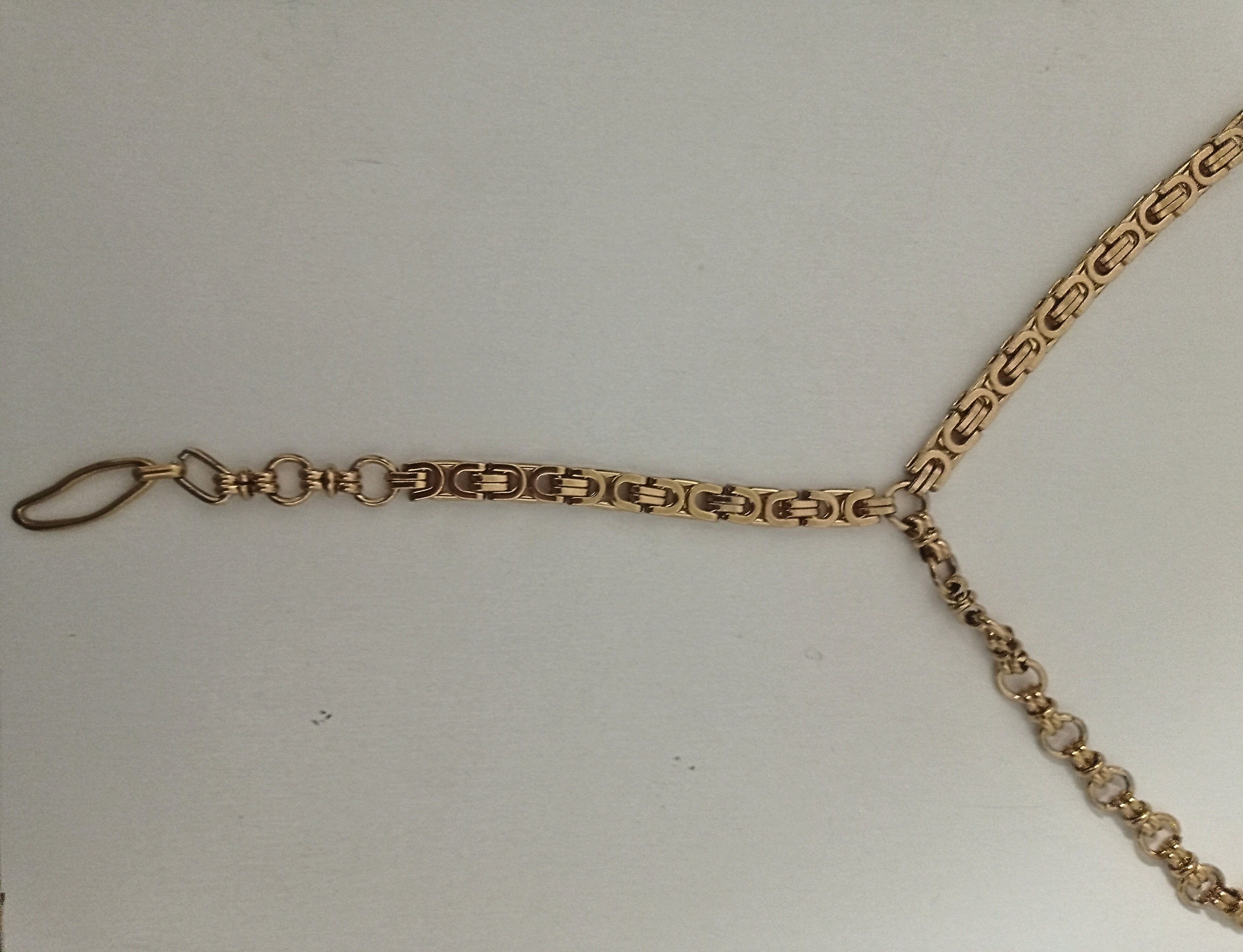 COLLIER RAS DE COU ET NŒUD AVEC CHAÎNE ÉPAISSE