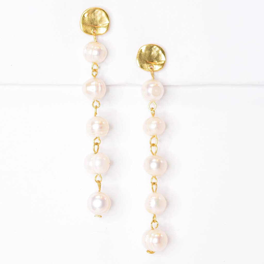 PEARL DANGLE EARRINGS